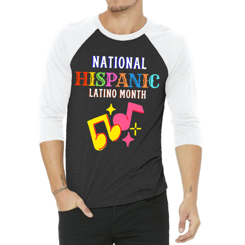 Hispanic Ceremony Month Prideful Latin Spanish Amigo Gifts Art 3/4 Sleeve Shirt by TyrellDesign | Artistshot