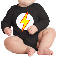 Lightning Bolt Icon Long Sleeve Baby Bodysuit | Artistshot