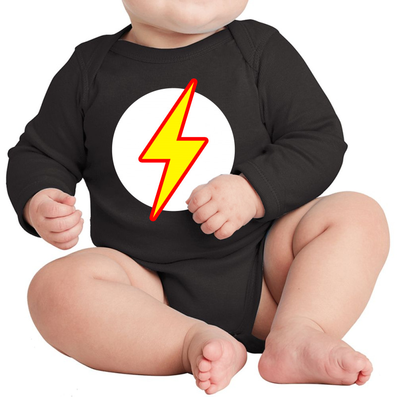 Lightning Bolt Icon Long Sleeve Baby Bodysuit by Prince Ali | Artistshot