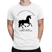 I'm Reallyi'am Unicorn This Is My Human Costume T-shirt | Artistshot