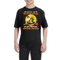 Buckle Up Buttercup Siberian Cat Halloween Youth Tee | Artistshot