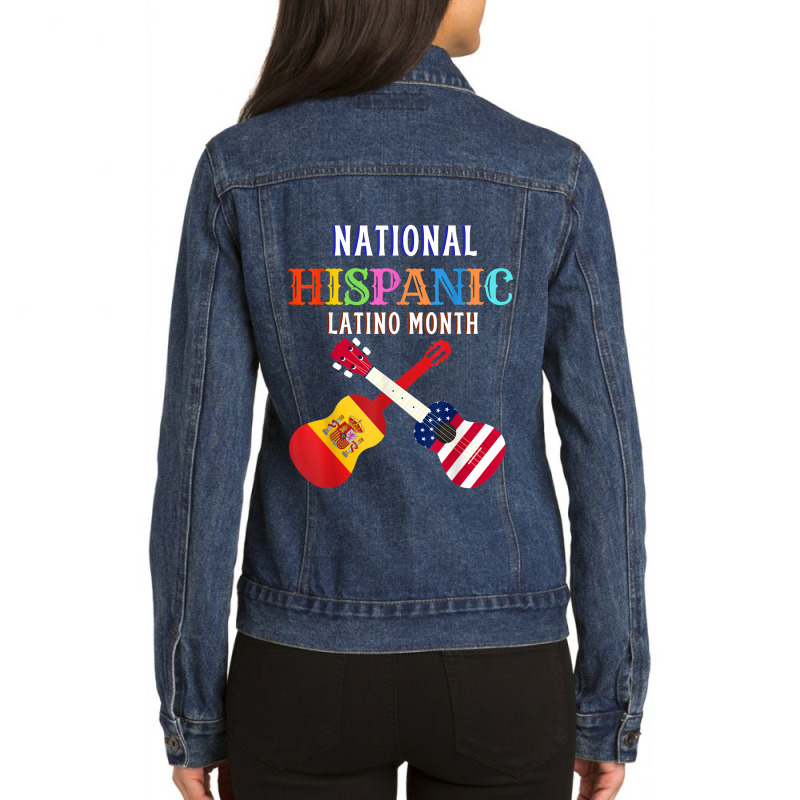 Hispanic Ceremony Month Prideful Latin Spanish Amigo Gifts For Mens Wo Ladies Denim Jacket by TyrellDesign | Artistshot