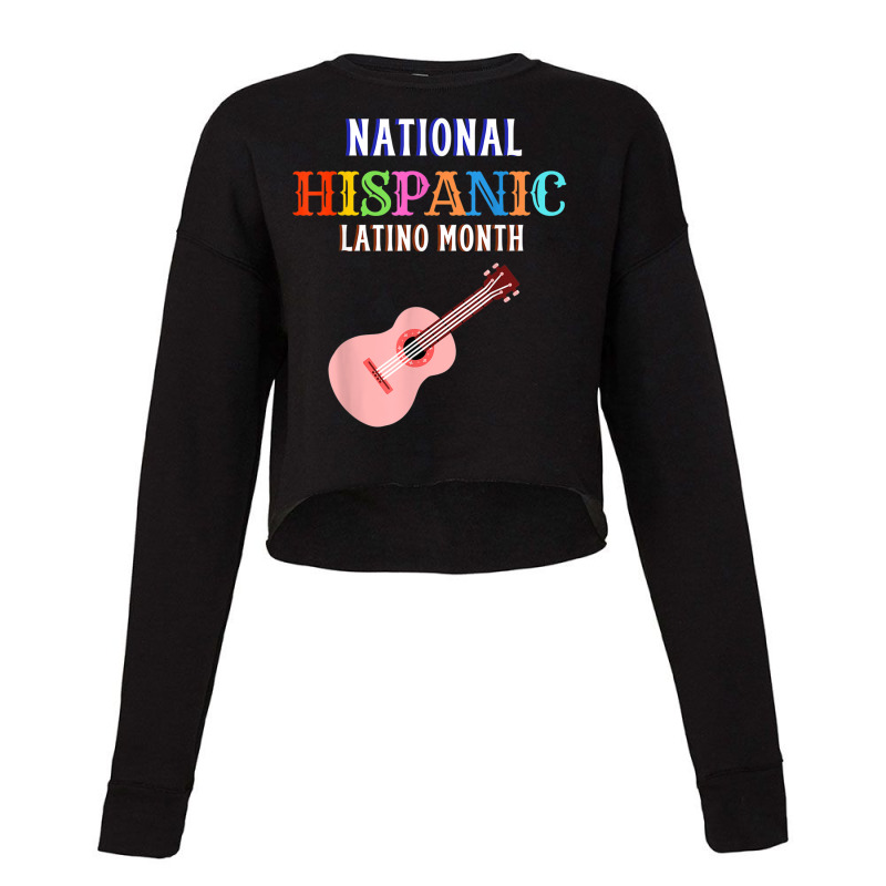 Hispanic Ceremony Month Prideful Latin Spanish Amigo Gifts Gifts Women Cropped Sweater by TyrellDesign | Artistshot