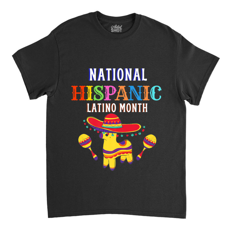 Hispanic Ceremony Month Prideful Latin Spanish Amigo Gifts Graphic Mus Classic T-shirt by TyrellDesign | Artistshot