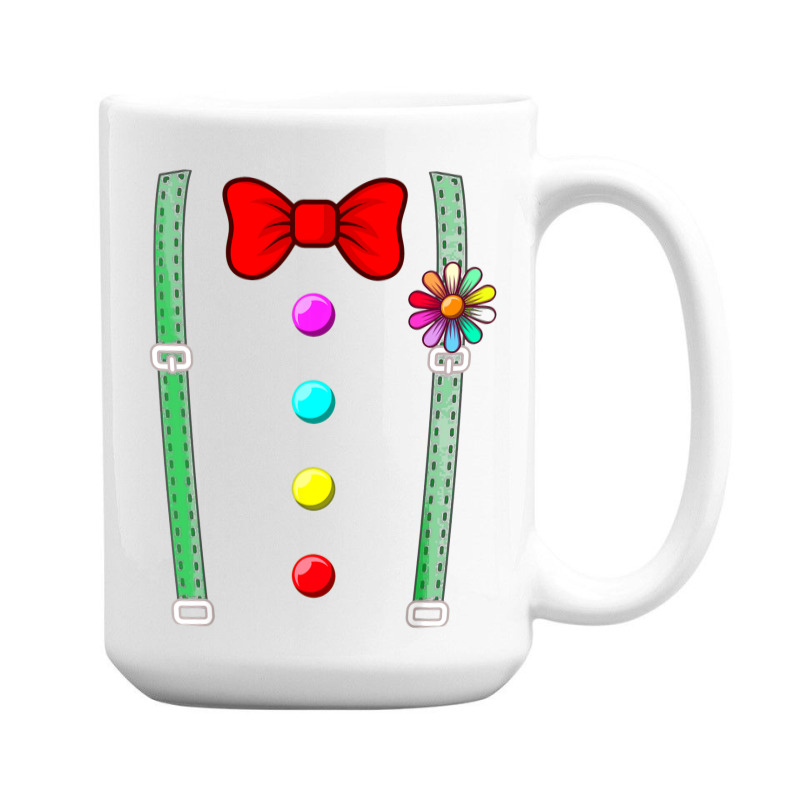 Clown Costume Funny Circus Halloween Costumes 15 Oz Coffee Mug | Artistshot