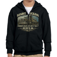 Bandit Trucking, The Bandit Trucking, Bandit, Trucking, Bandit Truckin Youth Zipper Hoodie | Artistshot