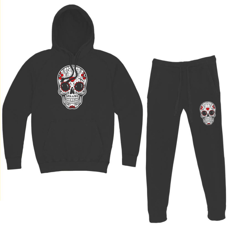 Sugar Skull Day Of The Dead Calavera Hoodie & Jogger set by MasakoShinzawa | Artistshot