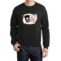 Running On Caffine And True Crime, Running On Caffine And True Crime V Crewneck Sweatshirt | Artistshot