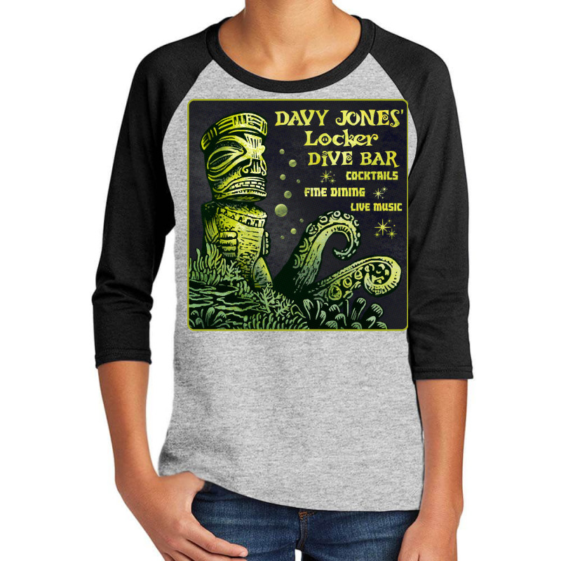 Davy Jone Locker, Davy Jone Locker Art, Davy Jone Locker Vitage, Davy  Youth 3/4 Sleeve by SHOPBEEERQ | Artistshot