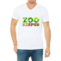 Zookeeper, Zookeeper Vintage, Zookeeper Art, Zookeeper Painting, The Z V-neck Tee | Artistshot