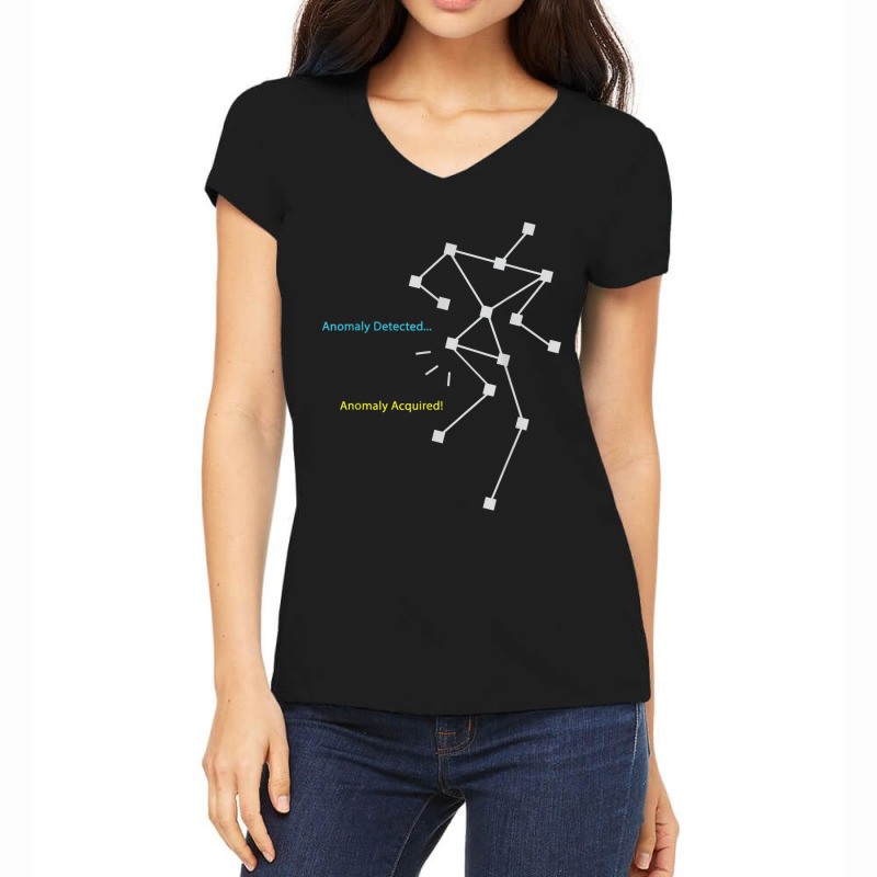 Anomaly Detected Sls Ghost Hunting - Funny Paranormal Women's V-Neck T-Shirt by MomoeNakatsuji | Artistshot