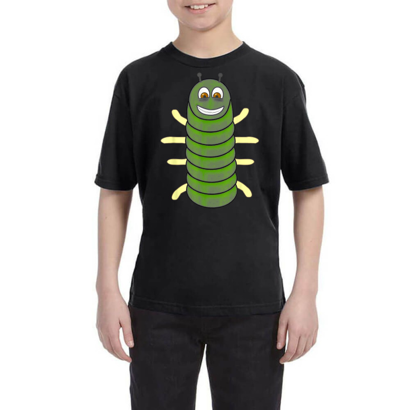 Green Caterpillar Character Cute Animal Halloween Costume Youth Tee | Artistshot