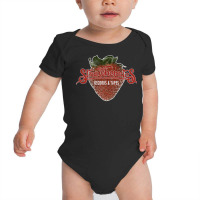 Strawberries Records Studio, Strawberries Records Studio Art, Strawber Baby Bodysuit | Artistshot