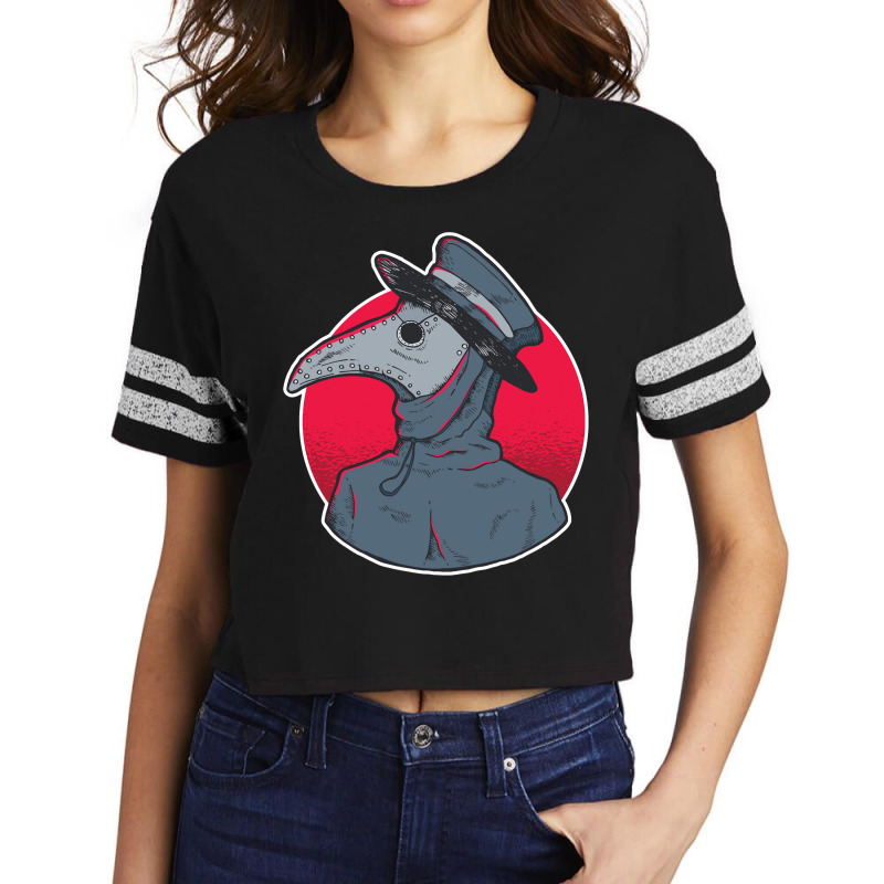 Music Vintage Retro Plague Doctor Black Women My Favorite Scorecard Crop Tee by cm-arts | Artistshot