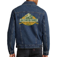 Halls Motor Transit, The Halls Motor Transit, Sunbury, Halls Motor Tra Men Denim Jacket | Artistshot