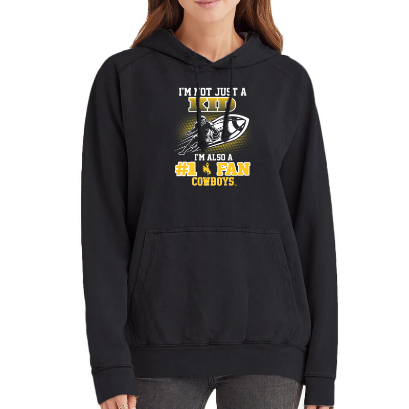 Wyoming Cowboys 097 Not Just Kid Graphic Gameday Alumni Vintage Hoodie | Artistshot