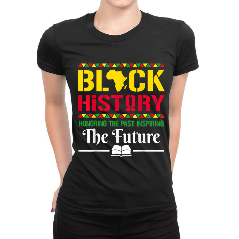 Honoring Pasinspiring Future - Black History Month Music Vintage Ladies Fitted T-Shirt by TyrellDesign | Artistshot