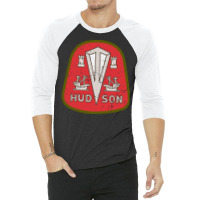 Hudson, The Hudson, Hudson Art, Hudson Vintage, Hudson Painting, Hudso 3/4 Sleeve Shirt | Artistshot