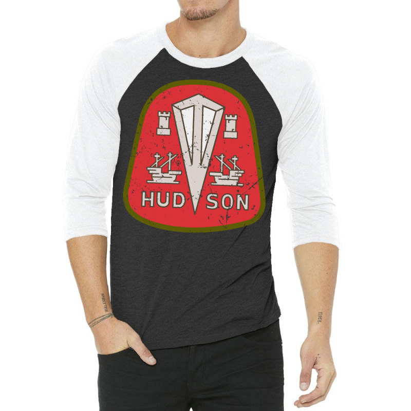 Hudson, The Hudson, Hudson Art, Hudson Vintage, Hudson Painting, Hudso 3/4 Sleeve Shirt | Artistshot