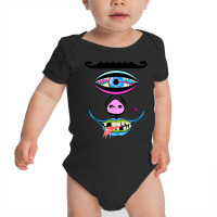 Halloween Costume Cute Crazy Cyclops One Eye Cartoon Monster Baby Bodysuit | Artistshot