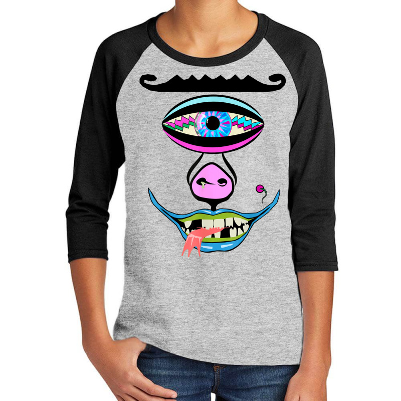 Halloween Costume Cute Crazy Cyclops One Eye Cartoon Monster Youth 3/4 Sleeve by Bestshirt | Artistshot