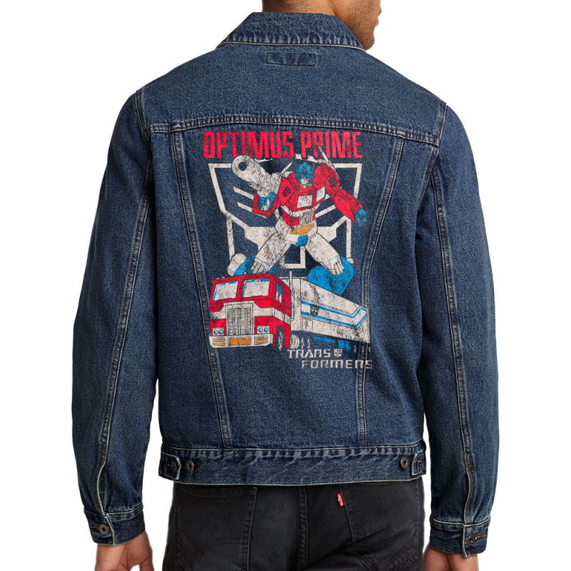 Transformers Optimus Prime, Transformers Optimus Prime Vintage, Transf Men Denim Jacket | Artistshot