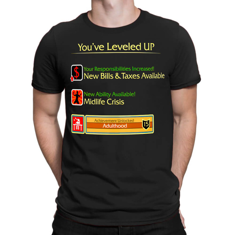 Level Up Life, Level Up Life  Vintage, Level Up Life  Art, Level Up Li T-shirt | Artistshot