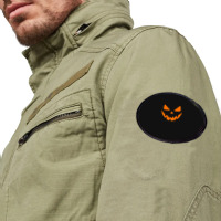 Halloween Costume Jack O Lantern Pumpkin Face Women Men Oval Patch | Artistshot