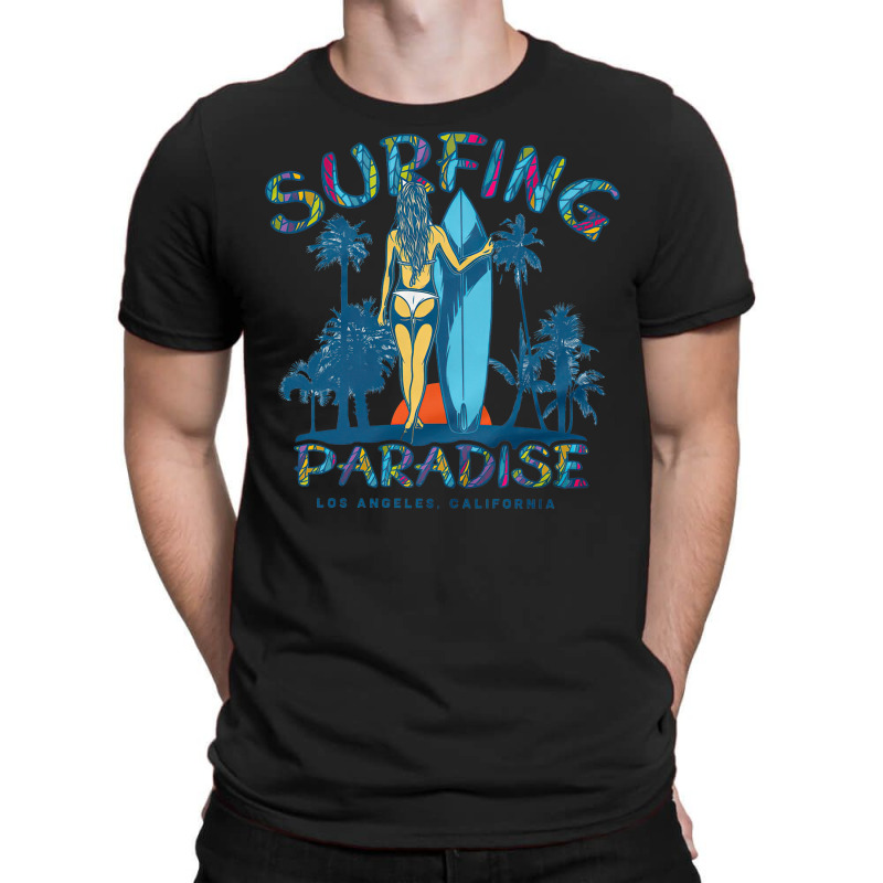 Surfing Paradise California, Surfing Paradise California Vintage, Surf T-shirt | Artistshot