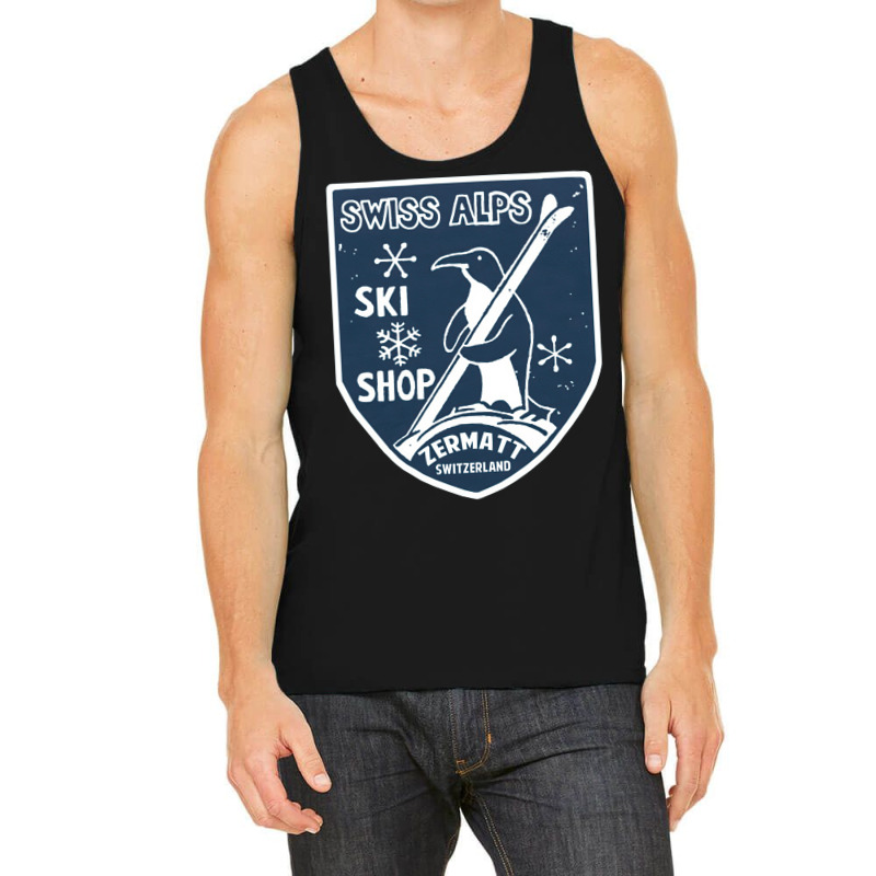 Ski Swiss Alp, Ski Swiss Alp Vintage, Ski Swiss Alp Art, Ski Swiss Alp Tank Top | Artistshot