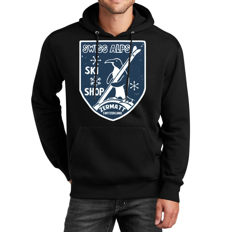 Ski Swiss Alp, Ski Swiss Alp Vintage, Ski Swiss Alp Art, Ski Swiss Alp Unisex Hoodie | Artistshot