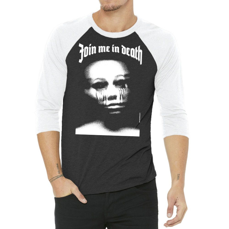 Join Me In Death, The Join Me In Death, Art, Join Me In Death Vintage, 3/4 Sleeve Shirt | Artistshot