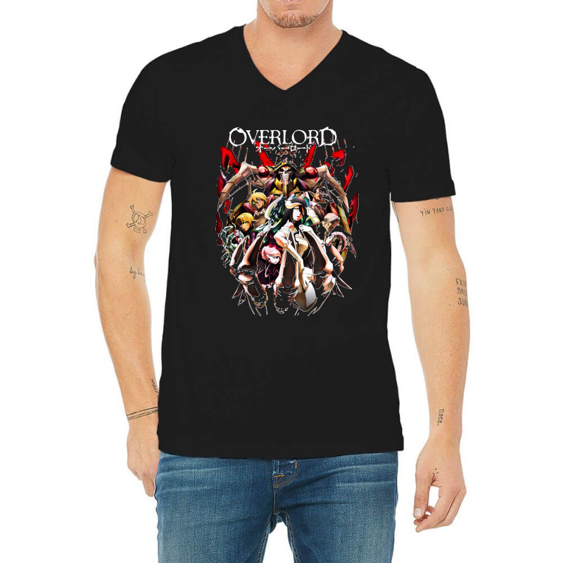 Overlord Novel Kugane V-Neck Tee by cm-arts | Artistshot