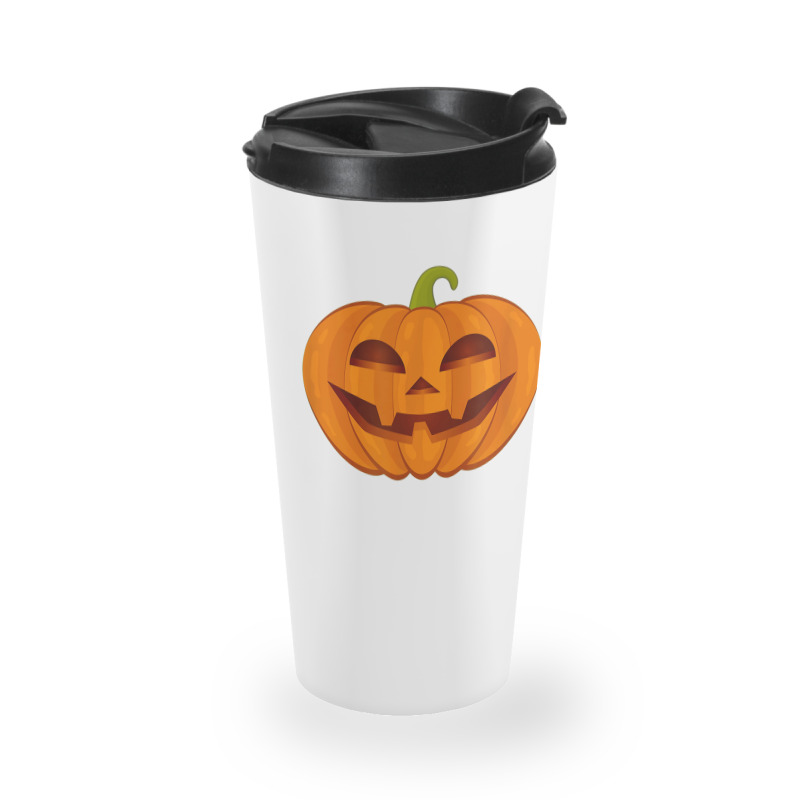 Halloween Jack O Lantern Pumpkin Travel Mug | Artistshot