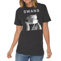 Swans, The Swans, Swans Art, Swans Vintage, Swans Painting, Swans Swan Vintage T-shirt | Artistshot