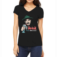 I Drink Your Milkshake I Drink It Up! T-shirt Women's V-neck T-shirt | Artistshot