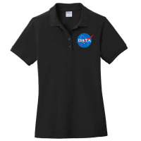 Data Funny Statistics Analyst Space Scientist Engineer Ladies Polo Shirt | Artistshot