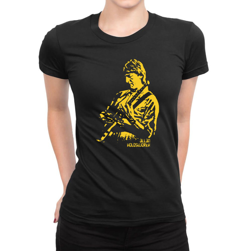 Tributte To Allan Holdsworth Rip Ladies Fitted T-Shirt by harmonydue | Artistshot