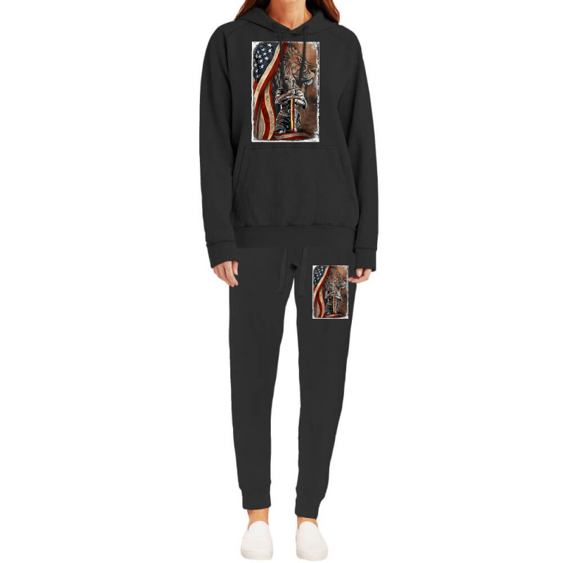 Jesus Woman Child Of God Warrior Of Christ Lion Of Judah T Shirt Hoodie & Jogger Set | Artistshot