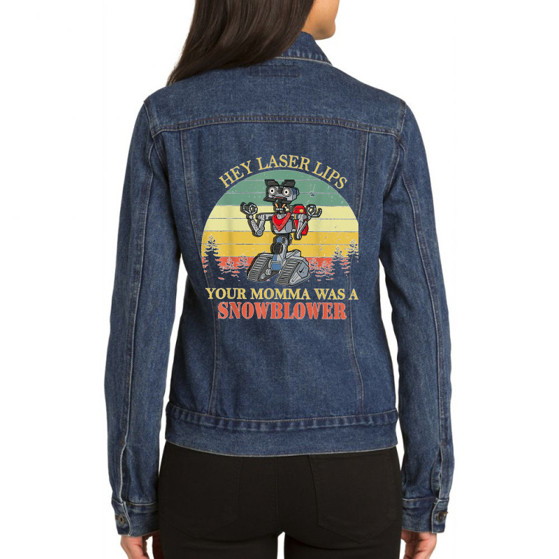 Hi I'm Ralph Funny Words Nickname Vintage Retro Ladies Denim Jacket by cm-arts | Artistshot