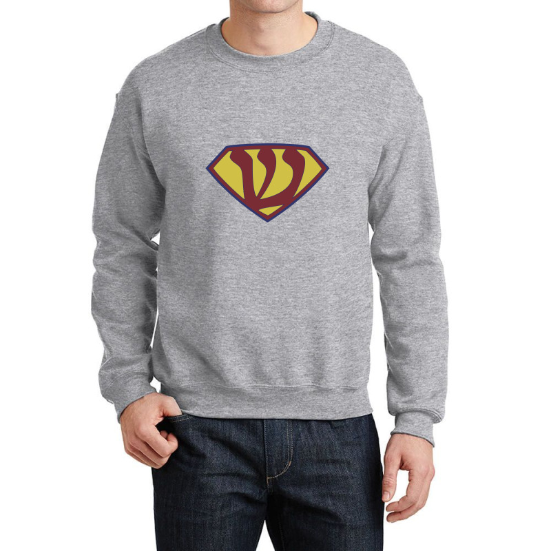 Super Jew,jewish Crewneck Sweatshirt | Artistshot