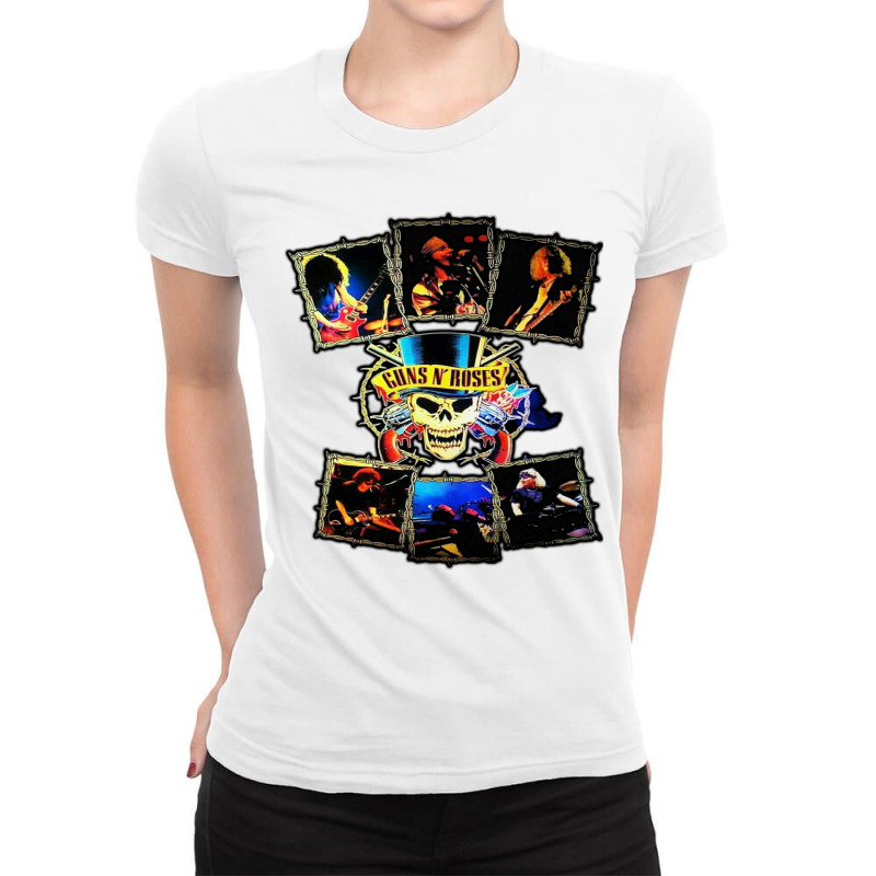 Rock N Roll Ladies Fitted T-Shirt by cm-arts | Artistshot