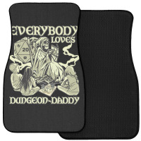 Rpg Gamer Dungeon Daddy D20 Dice Pen And Paper Board Game Classic Front Car Mat | Artistshot