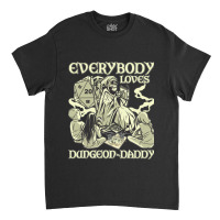 Rpg Gamer Dungeon Daddy D20 Dice Pen And Paper Board Game Classic Classic T-shirt | Artistshot