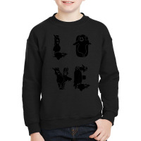 Halloween Love Ghosts Halloween Ghosts Youth Sweatshirt | Artistshot