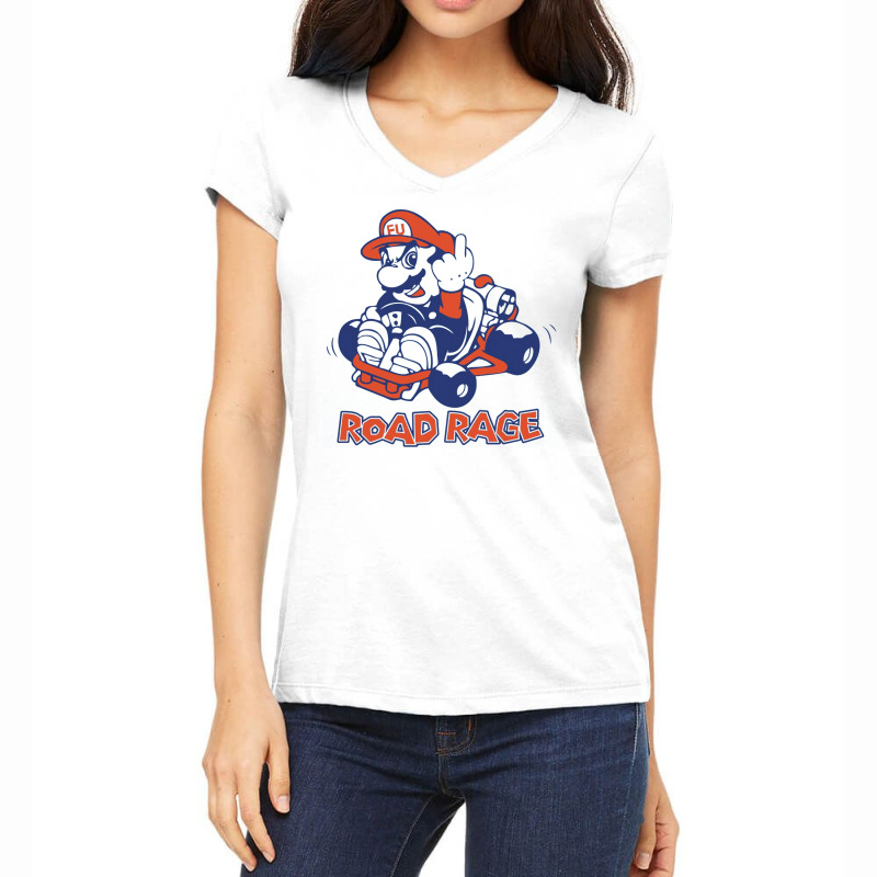 Driving On The Road Women's V-Neck T-Shirt by Irwansyah | Artistshot