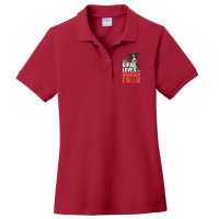 This Girl Loves Her Border Collie Ladies Polo Shirt | Artistshot