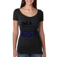 I'm A Meteorologist Women's Triblend Scoop T-shirt | Artistshot