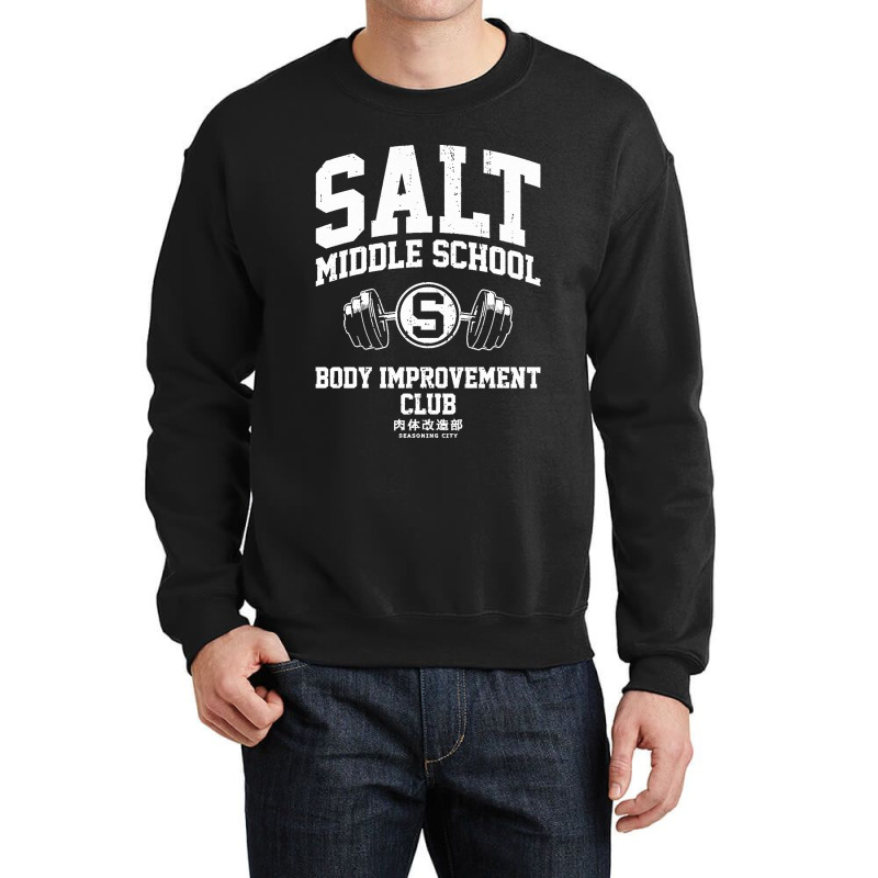 Salt Middle School Body Improvement Club Crewneck Sweatshirt | Artistshot