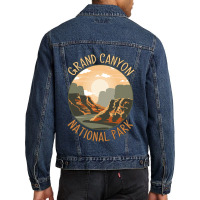 The Grand Canyon National Park Design Men Denim Jacket | Artistshot